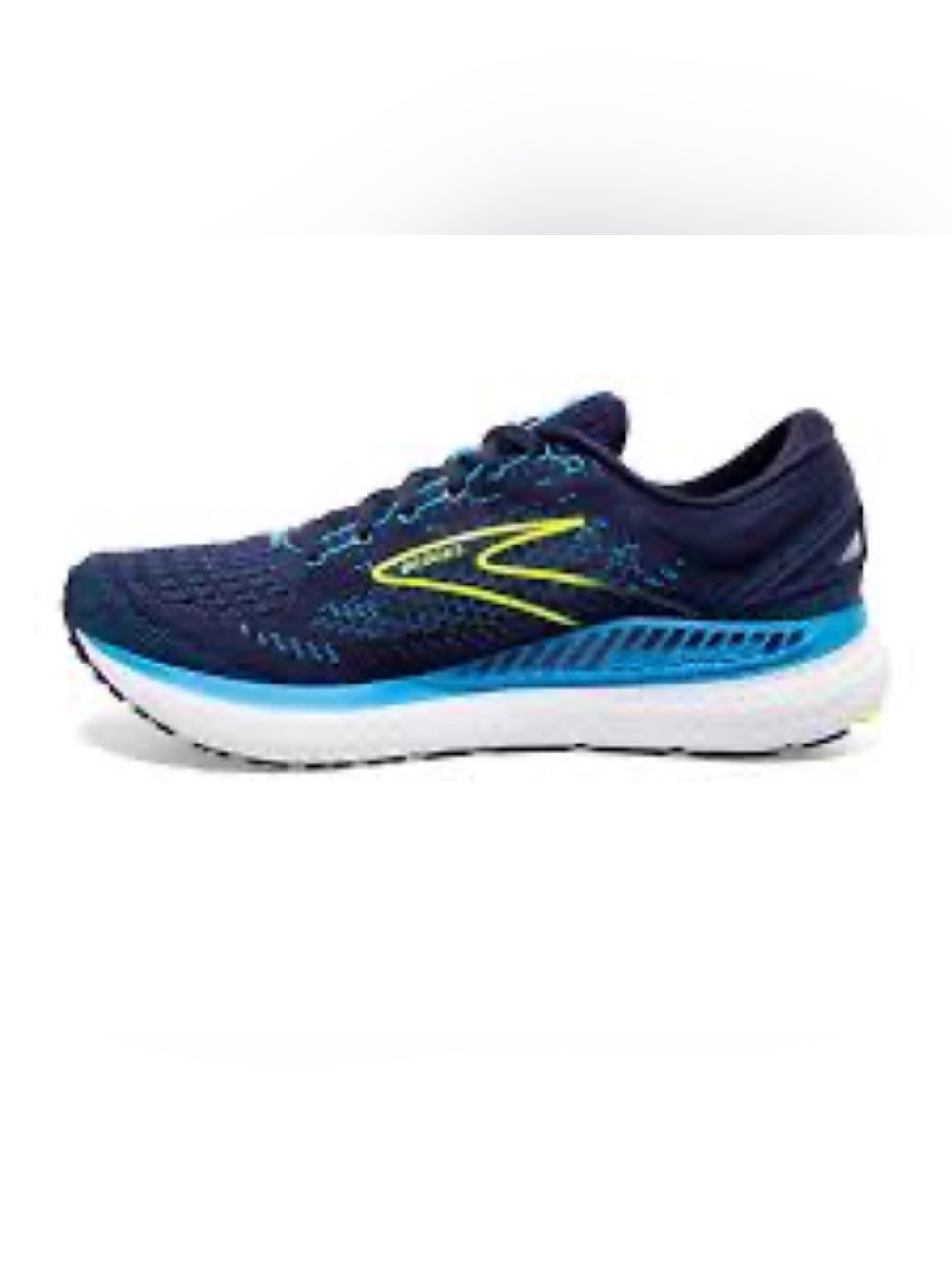 BROOKS CLYCERIN 19 #1103561D443 MEN'S RUNNING SHOES SIZE 11 BLUE NAVY.no insole